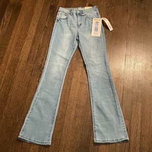 Flare high rise jeans